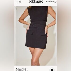 ODD MUSE Mini Skirt. Navy. Medium. Worn once. Price is negotiable :)